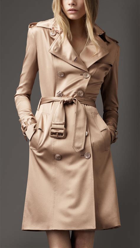 burberry trench coat satin sleeves|burberry trench coat clearance.